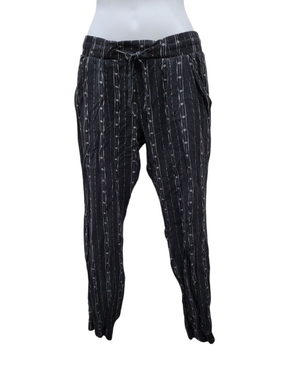 2/$20 Streetwear Society Black & White Pattern Casual Pant Size: Small